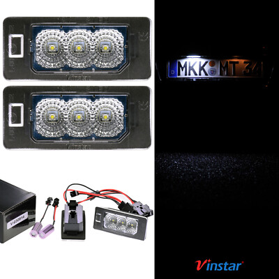 VINSTAR CREE LED Kennzeichenbeleuchtung für Audi Q3 8U Q5 8R Q7 4M TT 8J A4 8