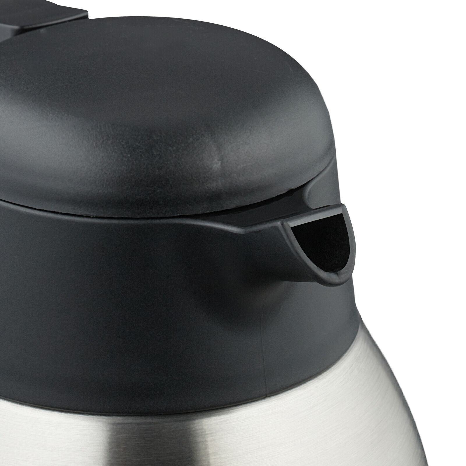 Isolierkanne 1,5 l Thermo-Karaffe Silber Kaffeekanne Tee Warmhaltekanne isoliert