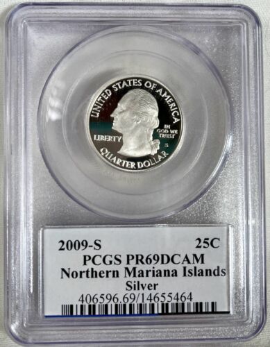 2009 NGC PF70 Puerto Rico + PCGS PR69DCAM Silver Clad Territories Proof Quarters - Picture 13 of 15
