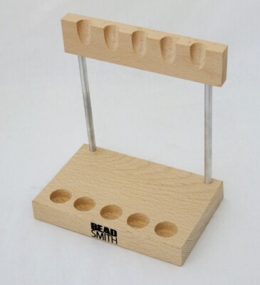 Wooden Stand For 5 Mini Jewelers Hammers By Beadsmith