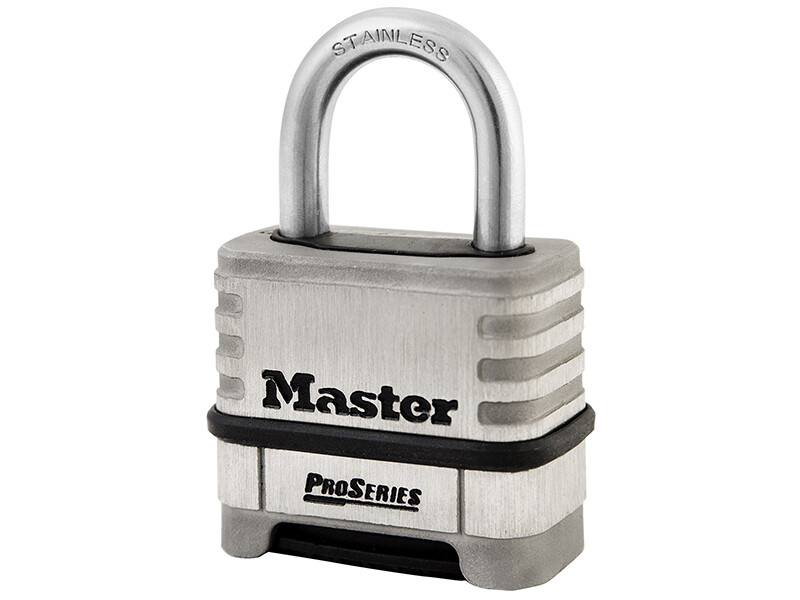 Master Lock Proseries Acciaio Inox 4-Digit 57mm Lucchetto MLK1174D