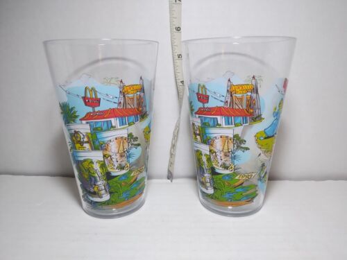 McDonald’s Collector Glasses 2024 Cup Minions Jurassic Park Universal SET - Picture 3 of 6