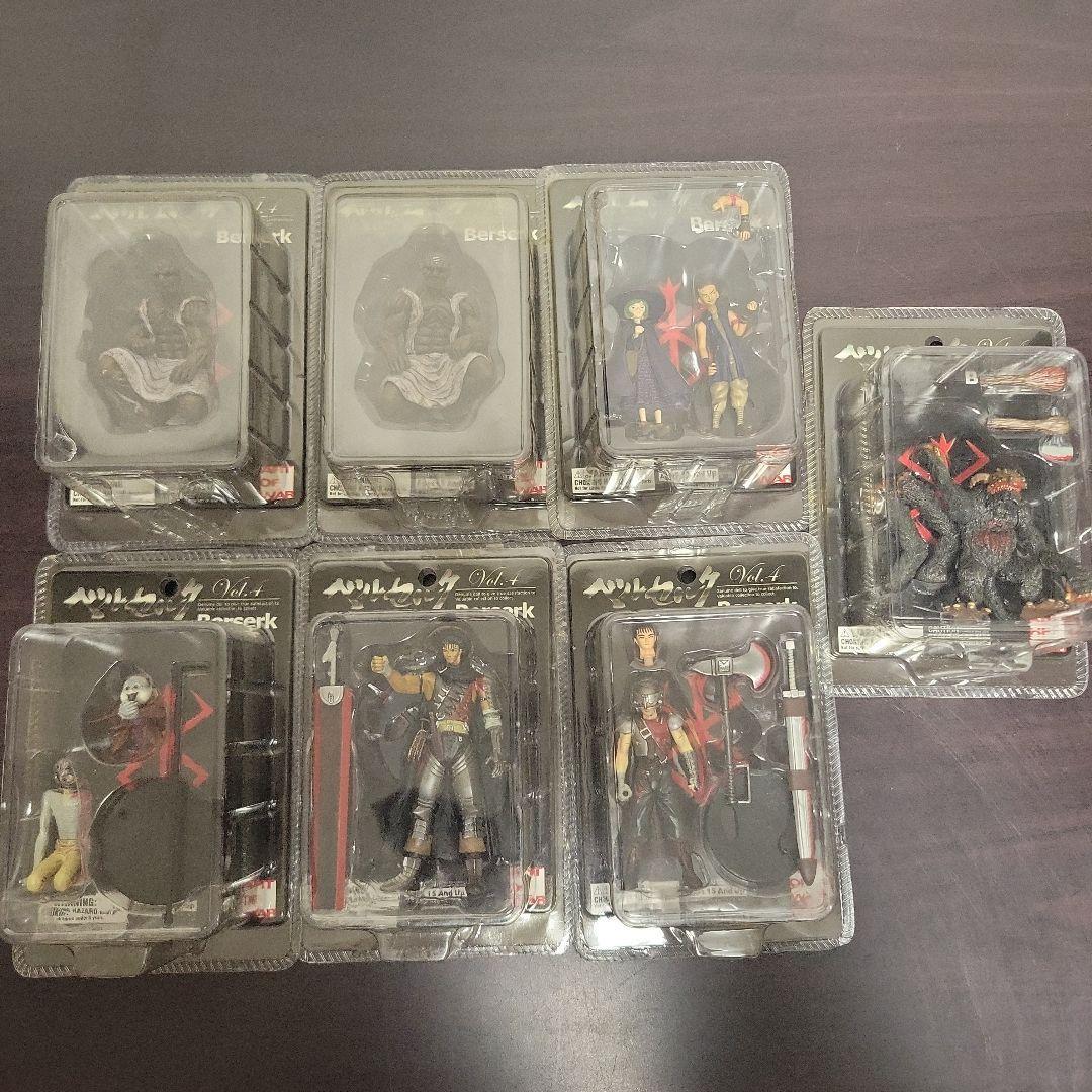 ベルセルク　Berserk　アートオブウォー　art of war vol.4 Set of 7 Berserk Art of War Vol.4 Figure Guts Griffith