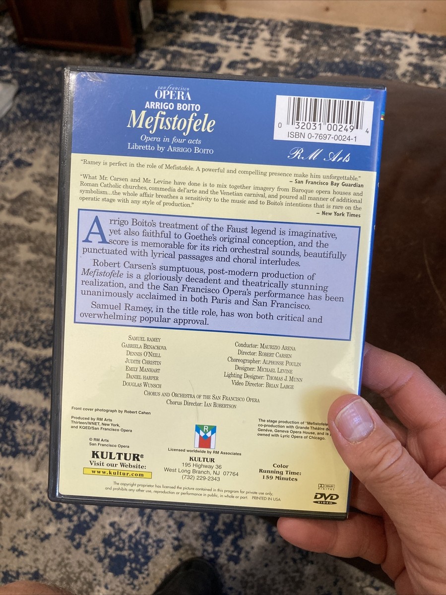 Boito Mefistofele / Arena, Ramey, Benackova, San Francisco Opera