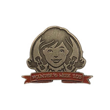 Wendy’s Restaurant Founder’s Week 2013 Lapel Pin Metal