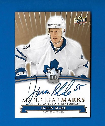 2017-18 TORONTO MAPLE LEAFS CENTENNIAL LEAF MARKS AUTOGRAPH & AKA CARD SEE LIST - Picture 12 of 91