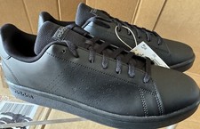 NEW Size 11.5 - Adidas Advantage Base - Black/Black Shoes