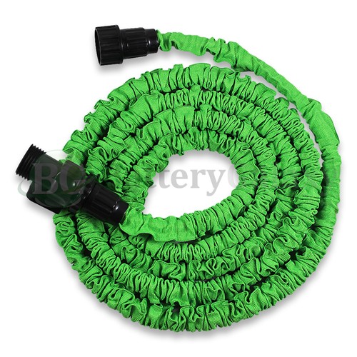 25 Feet 25FT Expandable Flexible Garden Lawn Water Hose Nozzle Green 200+SOLD - 第 11/12 張圖片