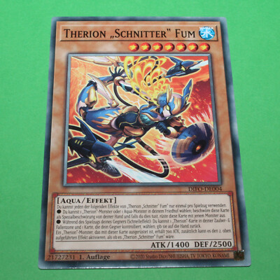 Yu-Gi-Oh DIFO-DE004 Therion Schnitter Fum 1 Aufl. Common NM