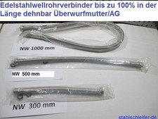 Wellrohrverbinder 1/2", Edelstahl, Solar, Heizung, Flexrohr, Kachelofen 
