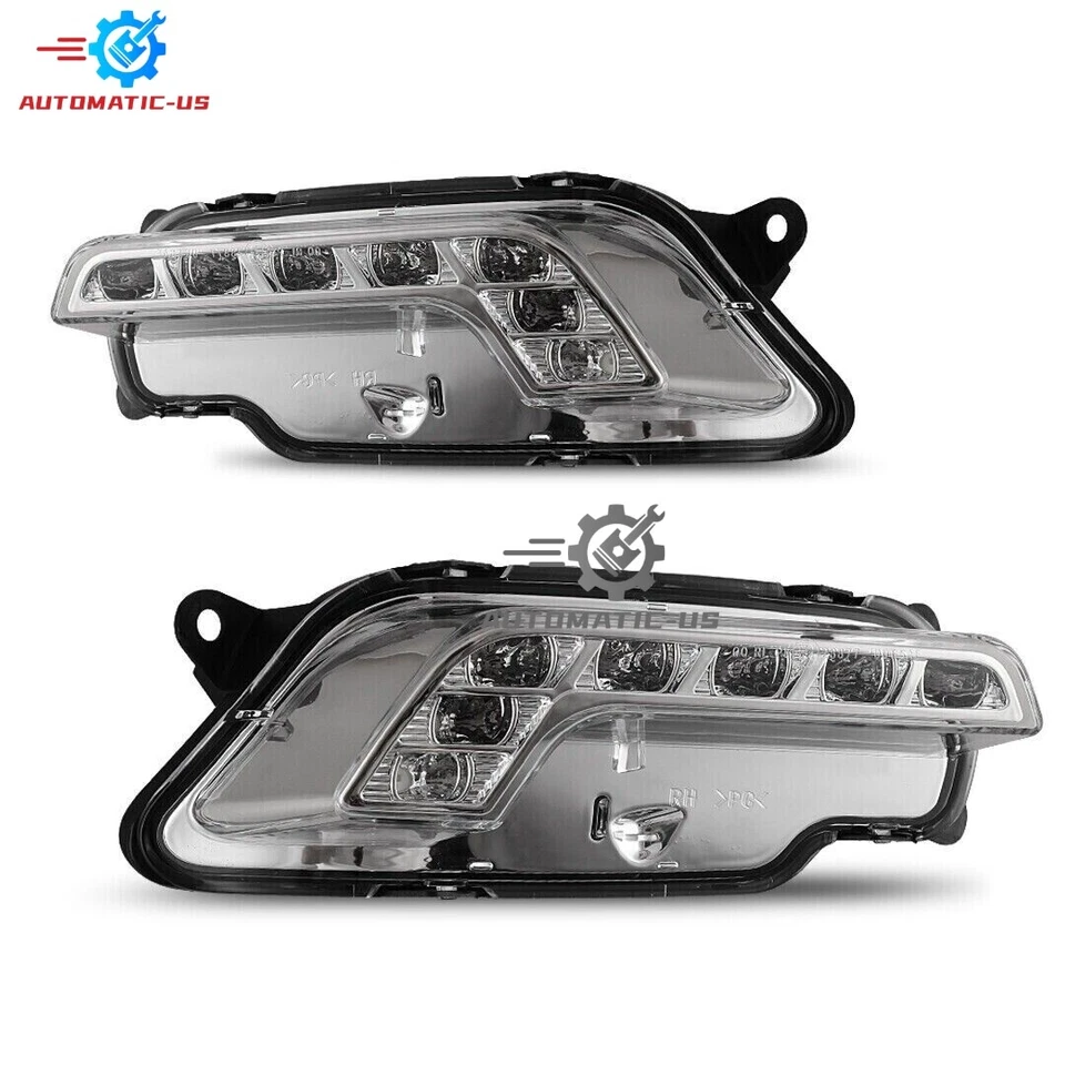 Luces antiniebla LED DRL luces de conducción para Mercedes Benz E350 E550 E26 AMG 2010-2016 Foto 4 de 4
