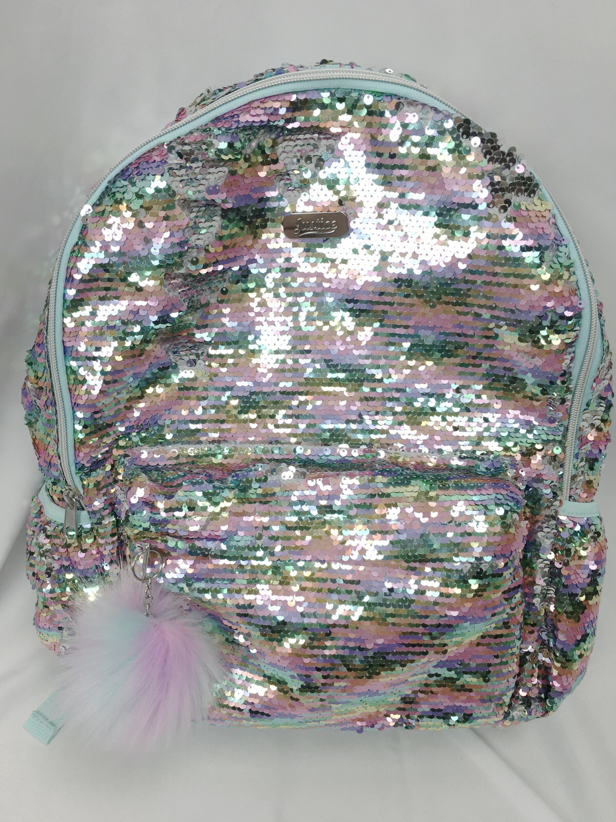 justice flip backpack