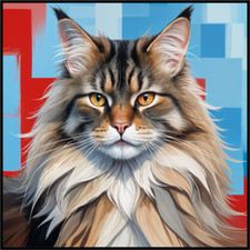 30 Custom Luxembourg Inspired Cat Art Personalized Address Labels