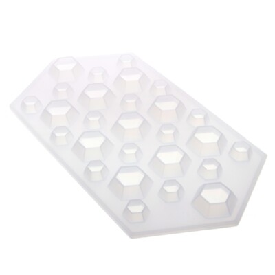 Diamond Ice Cube Shape Epoxy Silicone Mold for Children Handmade
