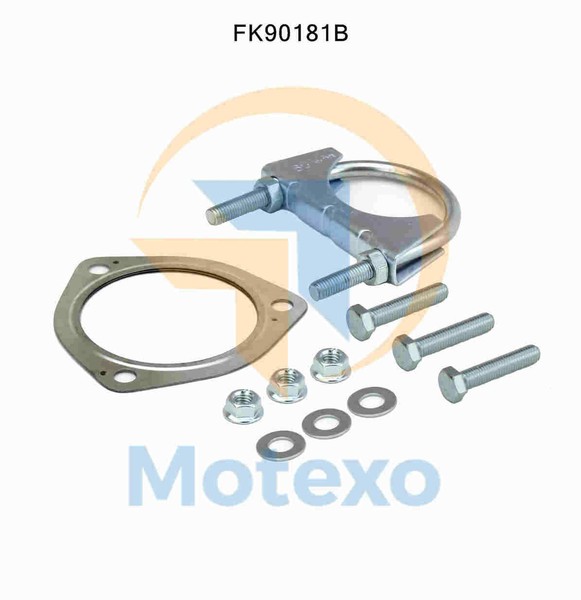 FK90181B Abgaskatalysator Einbausatz FüR Volkswagen Sharan 2.0 9/1995 - 3/2000-image