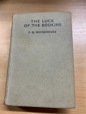 1935 1ST EDITION P G WODEHOUSE "THE LUCK OF THE BODKINS" ANTIQUE BOOK (P3)