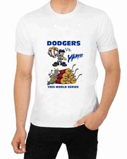 Dodgers Vs Yankees 1955 World Series  t shirt for Men Apparel Baseball Art