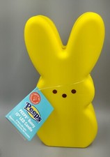 10? Yellow Blowmold peeps Bunny Light Blow Mold Peep rabbit plastic Easter Lamp