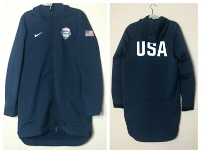 Nike DRI-FIT NBA TEAM USA Basketball SHOWTIME Hooded Parka Jacket