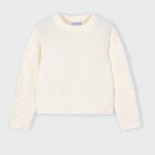 Maglione Mayoral Girls effetto pelliccia maglione morbido 4307 nuovo taglia 128/8 Y