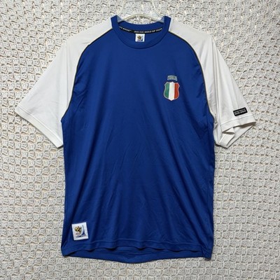 Italia Soccer Jersey Men's XL FIFA 2010 World Cup South Africa