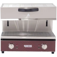 Kratos Commercial Broiler/Salamander, Stainless Steel Electric Cheese Melter for