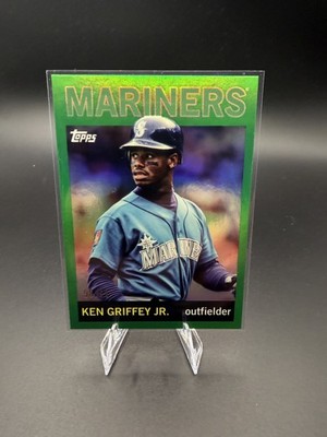 2025 Topps Archives #48 Ken Griffey Jr. Green Foilboard #/99
