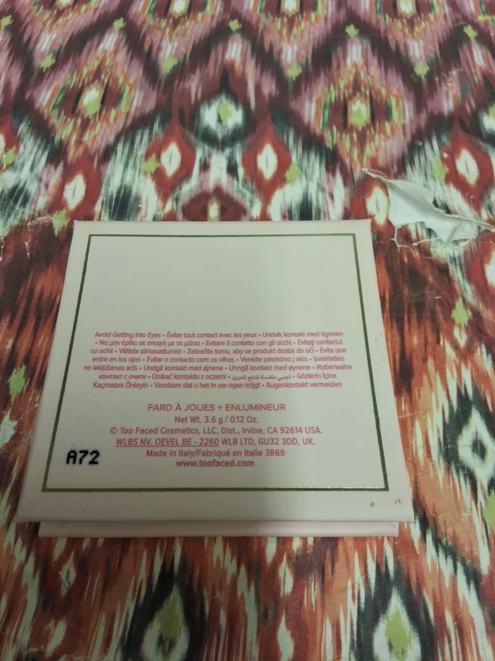 Too Faced Cheek Popper. Pinker Times Ahead. Pink Highlighter. Discontinued New - Image 3 of 3