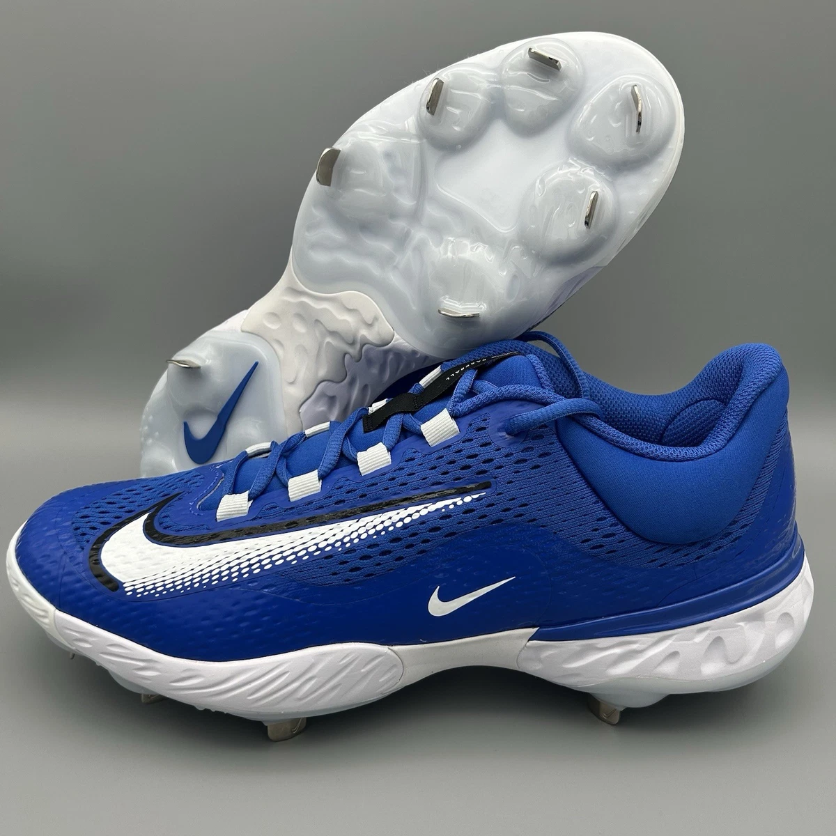 Nike Alpha Huarache Elite 4 Metal Baseball Cleats Blue Mens 12.5 FN7222-400 NEW Nike Alpha Huarache Elite 4 Metal Baseball | Mercari main image 2