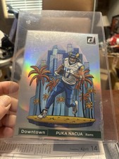 Panini 2024Donruss jumbo Downtown Prizm Puka Nacua #20 Rams Football NFL