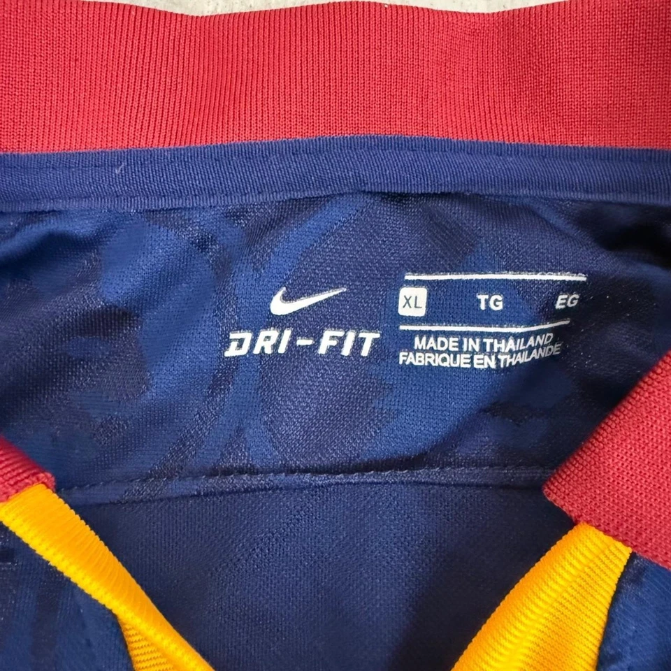 Camiseta deportiva de fútbol Nike Dri Fit AS Roma 2019-2020 tercera equipación clásica azul para hombre talla XL Foto 4 de 4