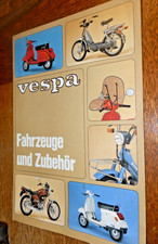 Vespa Fahrzeuge und Zubeh&ouml;r Original prospekt !