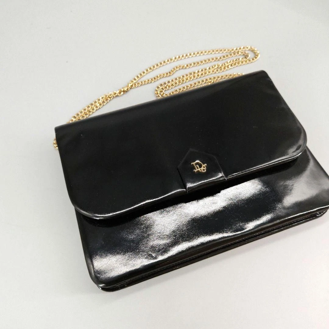 Sac bandoulière cuir Dior authentique noir moyen femme France 117651