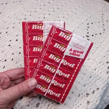 Vtg Wrigleys Unopened 5 Stick Multi Pack Big Red Chewing Gum Sealed Collectors