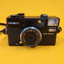 Minolta Hi-Matic AF2 35mm Film Camera Auto Focus Point  Shoot Part or Repair