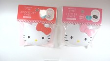 Hello Kitty Accessory Jewelry Case Set 2PCS Sanrio Daiso Cute Storage Box 010