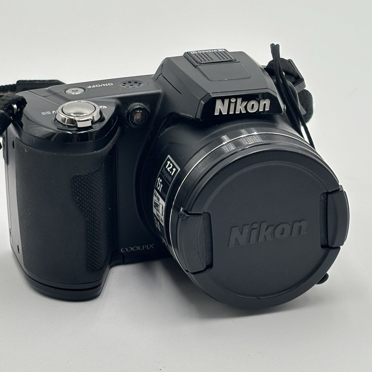 Nikon COOLPIX L110 Digital Camera Black 15x Wide Angle Optical