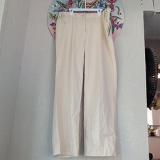 Preswick  Moore Women's P 12 Sandshell Dress Pants Straight Leg Office  Nwt