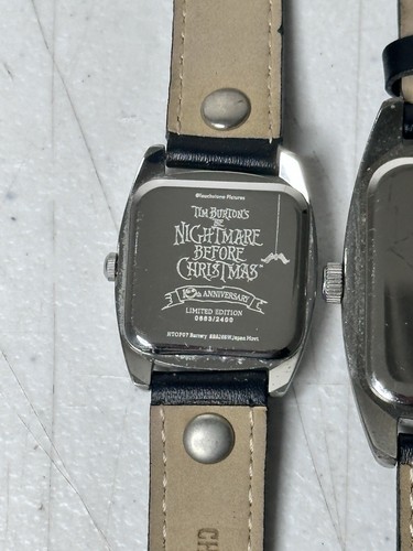 Nightmare Before Christmas Jack & Sally Watches Hot Topic LE 10th Anniv w/ Tin - Picture 15 of 17