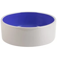 Ceramic Stoneware- Pet Bowl for Medium and Large Dogs, Classic Heavy Duty Non...