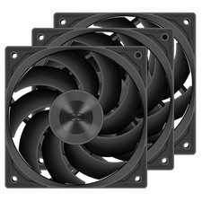3in1 120mm Case Fan 3 Pack PWM 4-Pin 2200RPM FDB High Airflow US