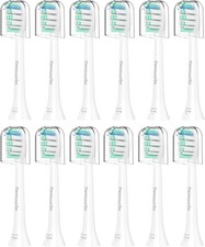 Densuuclin Toothbrush Replacement Heads for Philips Sonicare and More Click-on