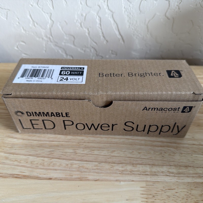 Armacost Lighting 870600 60-Watt Dimming LED Driver, 24-Volt DC Universal Plus A