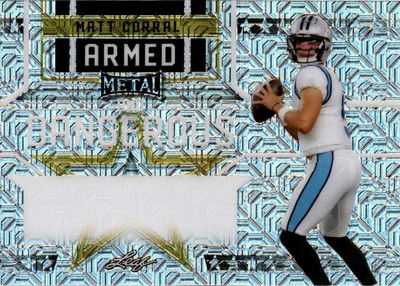2022 Leaf Metal Draft #AD-MC2 Matt Corral 1/1 Unsigned Proof Ole Miss Rebels