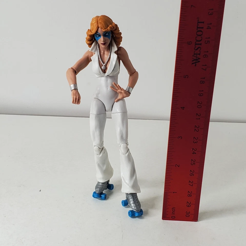 Figura de acción Hasbro Marvel Legends Warlock Series X-Men Disco Dazzler 2017 6" Foto 2 de 4