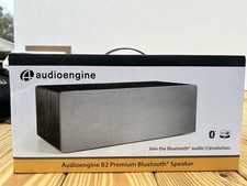 Audioengine B2 Premium Bluetooth Speaker Walnut aptX Open Box New
