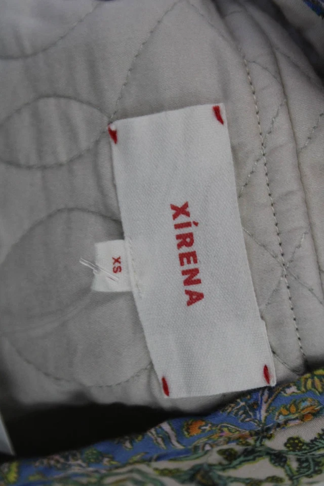 Chaqueta bohemia floral acolchada beige manga larga Xirena para mujer talla XS Foto 4 de 4