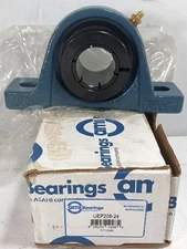 1 NEW AMI UEP208-24 2 BOLT BASE PILLOW BLOCK BEARING NIB/NNB ***MAKE OFFER***