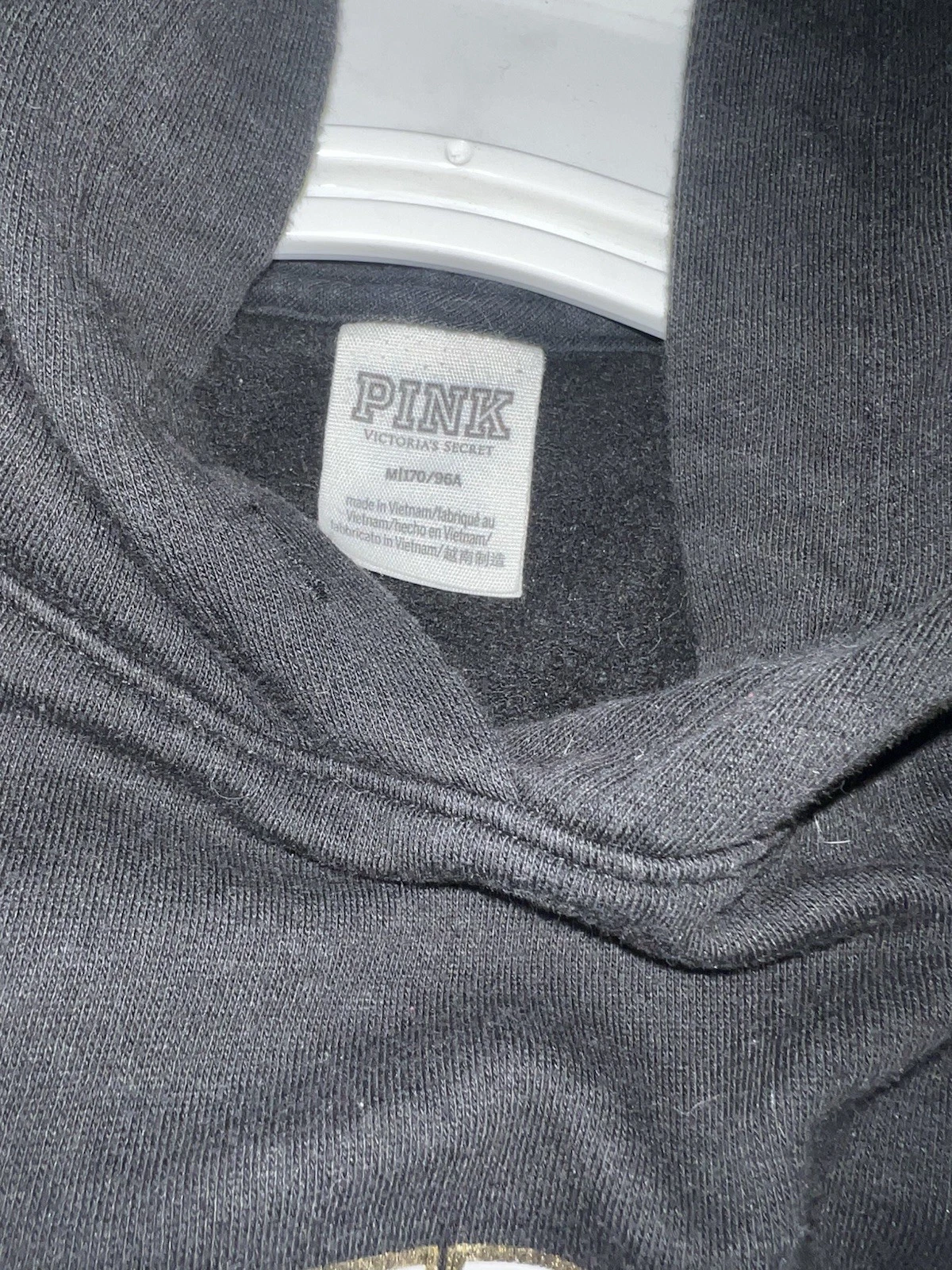 UNDERCOVER Felpa nera con cappuccio Victorias Secret media