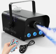 500W Smoke Machine Fog Mist Haze Hazer Effect 3 LED RGB For Disco Party Club